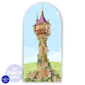 Enredados - Funda para mampara de punta redonda o rectangular Mampara de punta redonda