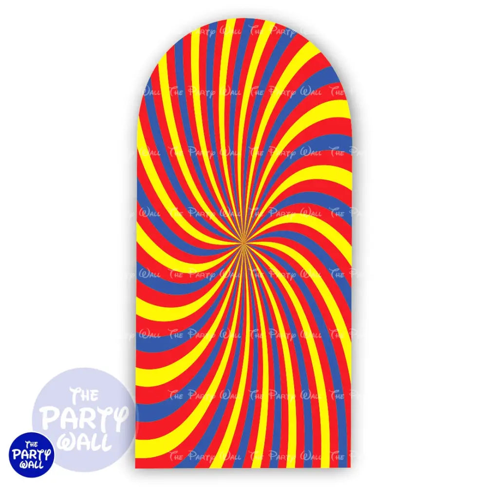 Espiral - Funda para mampara de punta redonda o rectangular Mampara de punta redonda