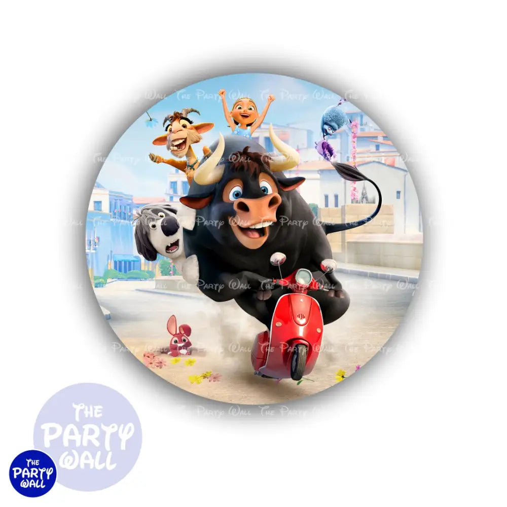 Ferdinand/Ole el Toro - Funda para mampara circular Circular