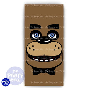 Five Nights at Freddy’s - Funda para mampara de punta redonda o rectangular Mampara de punta redonda