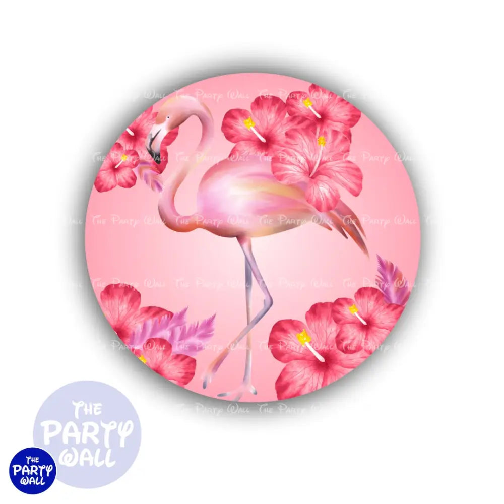 Flamingo - Funda para mampara circular Circular