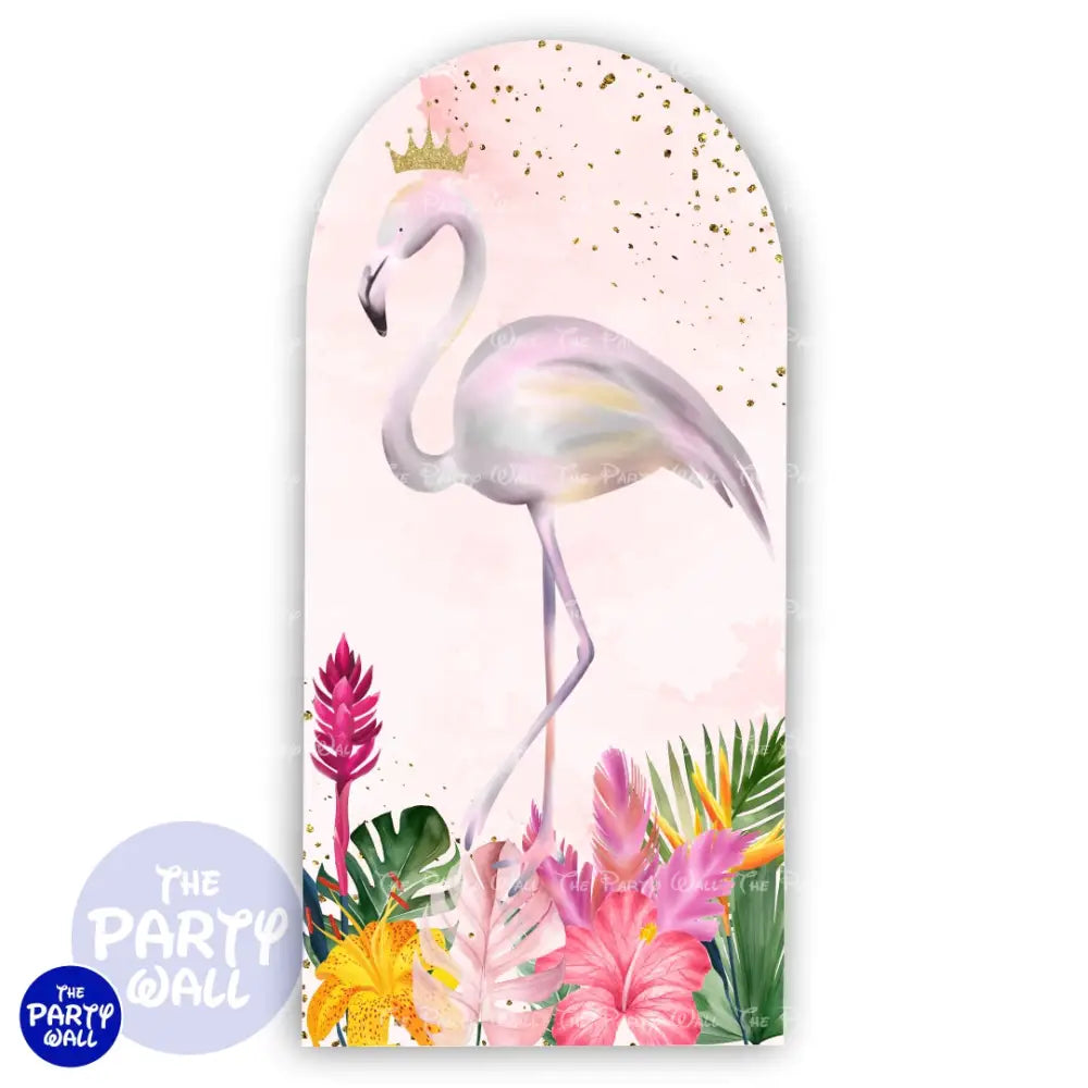 Flamingo - Funda para mampara de punta redonda o rectangular Mampara de punta redonda