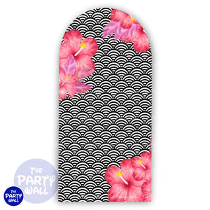 Flamingo - Funda para mampara de punta redonda o rectangular Mampara de punta redonda