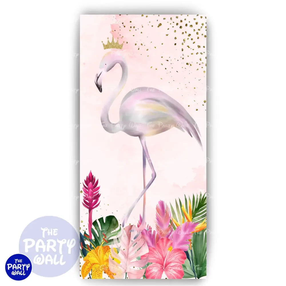 Flamingo - Funda para mampara de punta redonda o rectangular Mampara de punta redonda