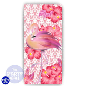Flamingo - Funda para mampara de punta redonda o rectangular Mampara de punta redonda