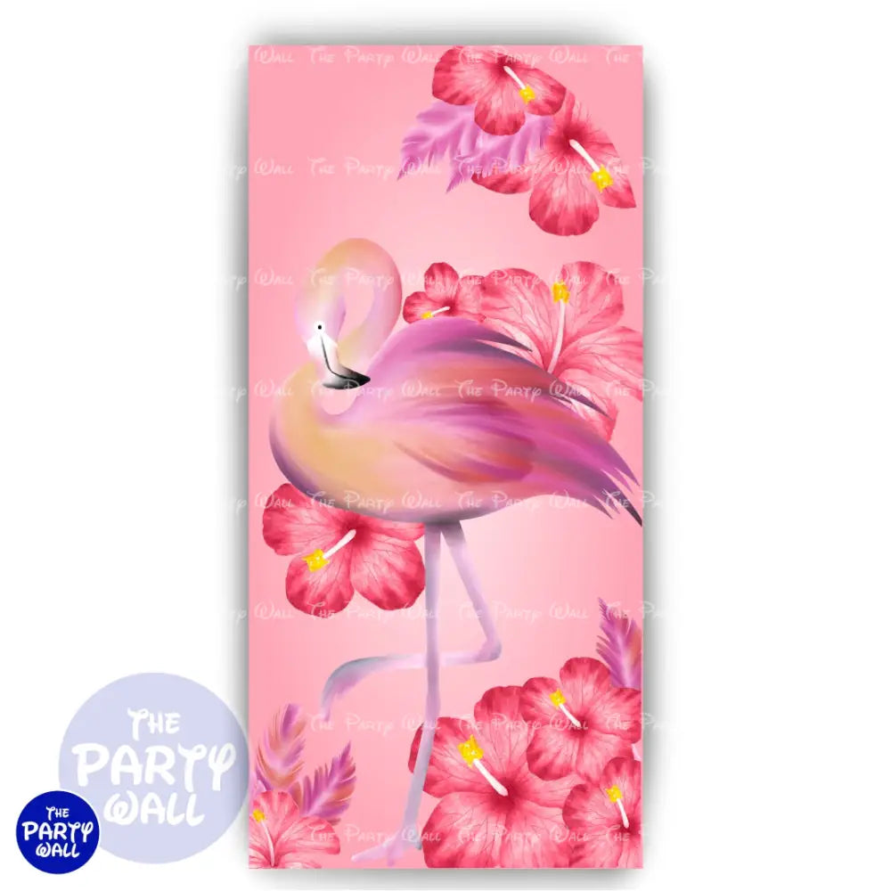 Flamingo - Funda para mampara de punta redonda o rectangular Mampara de punta redonda