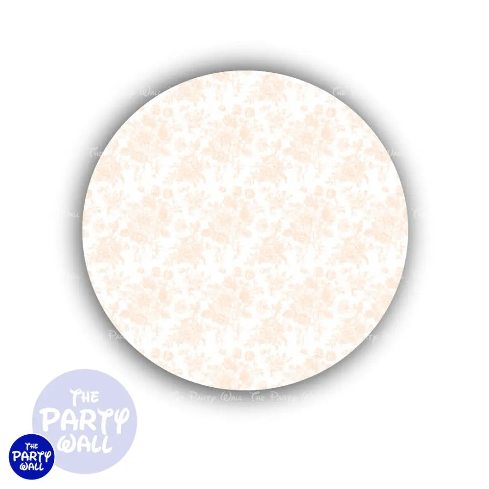 Flores - Funda para mampara circular Circular