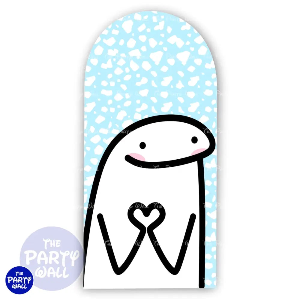 Flork - Funda para mampara de punta redonda o rectangular Mampara de punta redonda