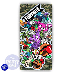 Fortnite - Funda para mampara de punta redonda o rectangular Mampara de punta redonda