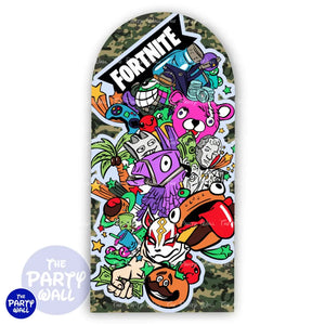 Fortnite - Funda para mampara de punta redonda o rectangular Mampara de punta redonda