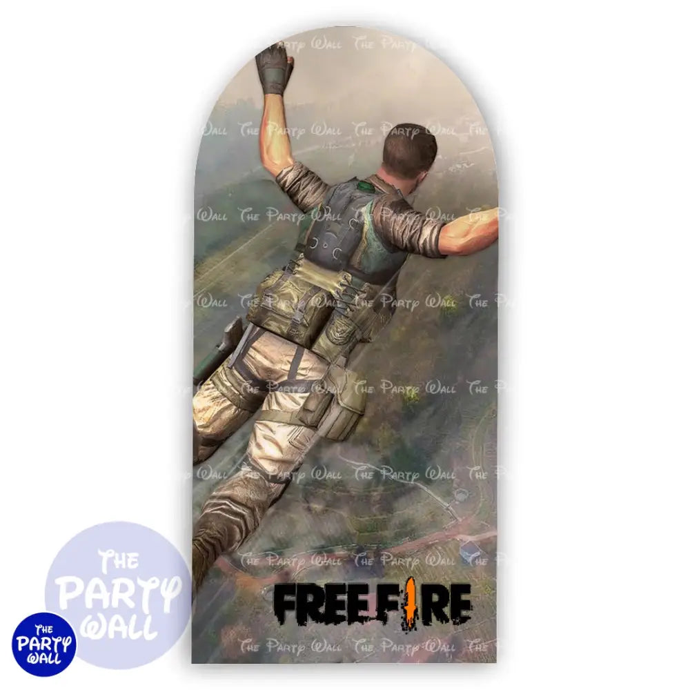 Free Fire - Funda para mampara de punta redonda o rectangular Mampara de punta redonda