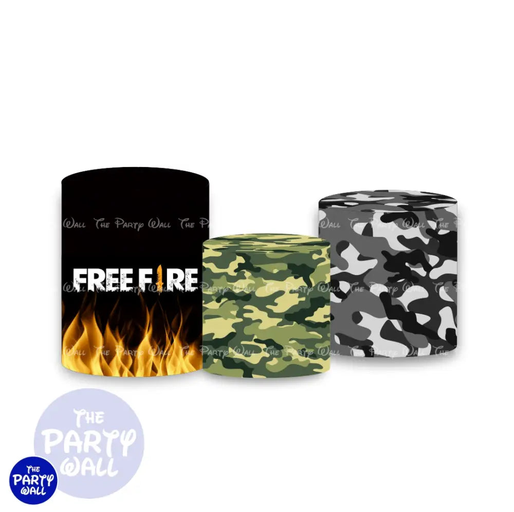 Free Fire - Fundas para cilindros Cilindros