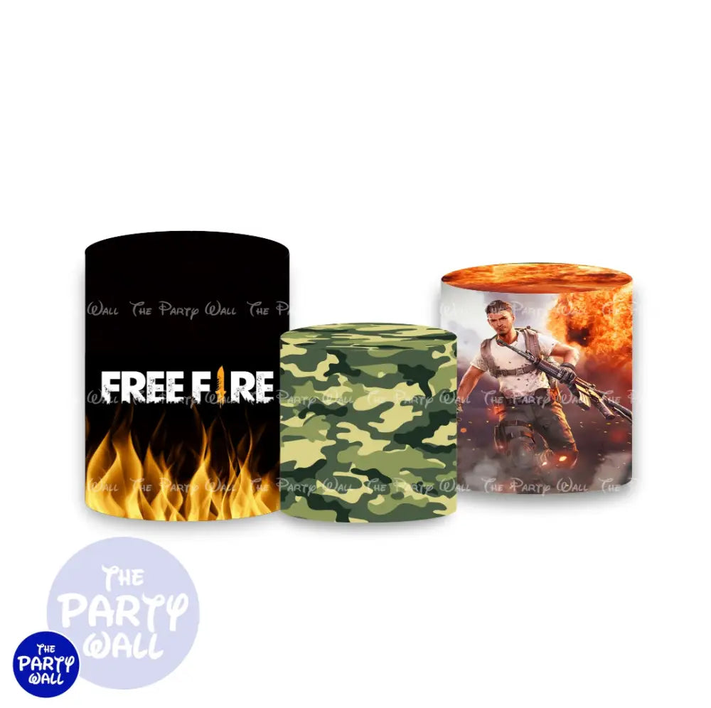 Free Fire - Fundas para cilindros Cilindros