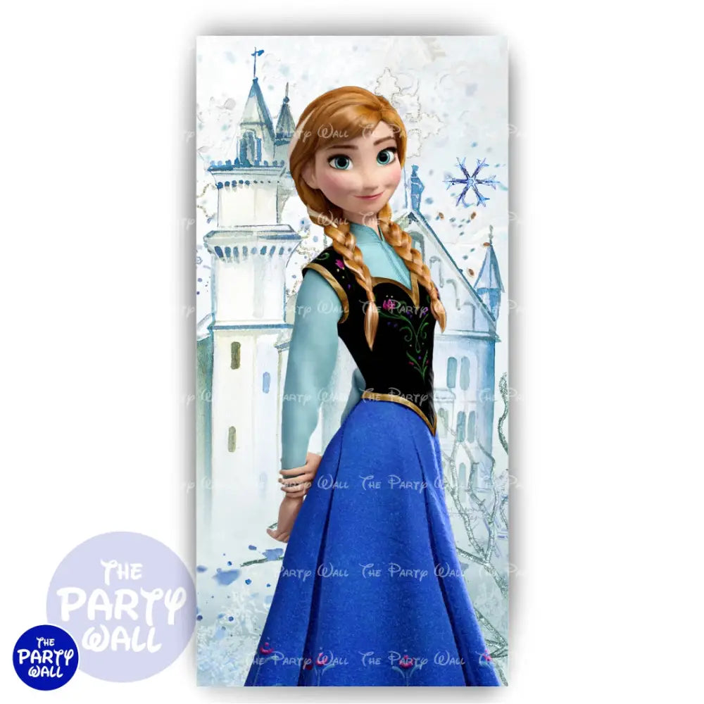 Frozen - Funda para mampara de punta redonda o rectangular Mampara de punta redonda