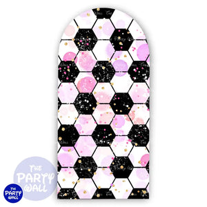 Futbol Soccer - Funda para mampara de punta redonda o rectangular Mampara de punta redonda