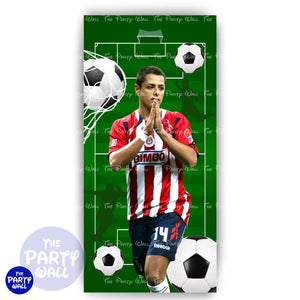 Futbol Soccer Mexicano - Funda para mampara de punta redonda o rectangular Mampara de punta redonda