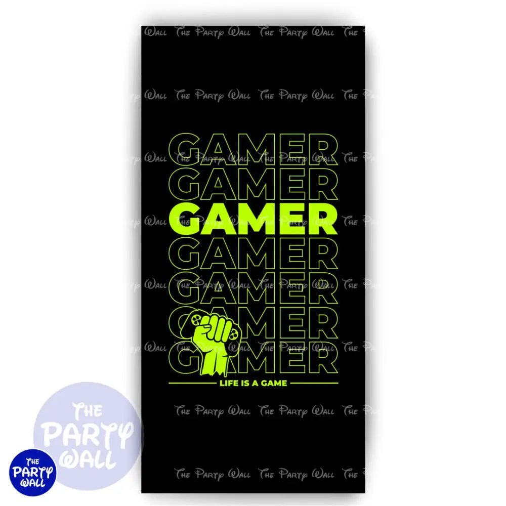 Gamer - Funda para mampara de punta redonda o rectangular Mampara de punta redonda