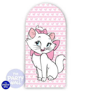Gatita Marie - Funda para mampara de punta redonda o rectangular Mampara de punta redonda