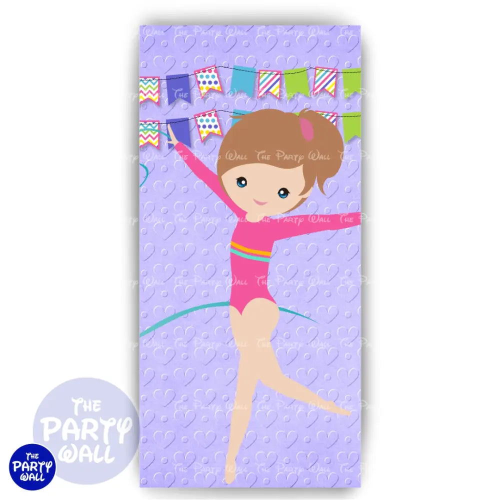 Gimnasta - Funda para mampara de punta redonda o rectangular Mampara de punta redonda