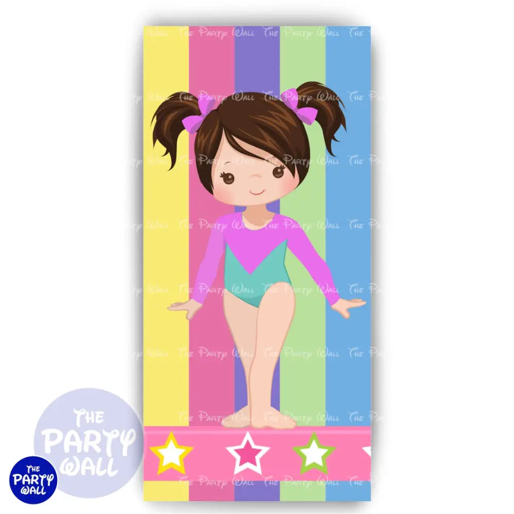 Gimnasta - Funda para mampara de punta redonda o rectangular Mampara de punta redonda