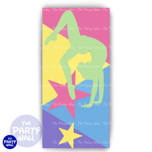 Gimnasta - Funda para mampara de punta redonda o rectangular Mampara de punta redonda