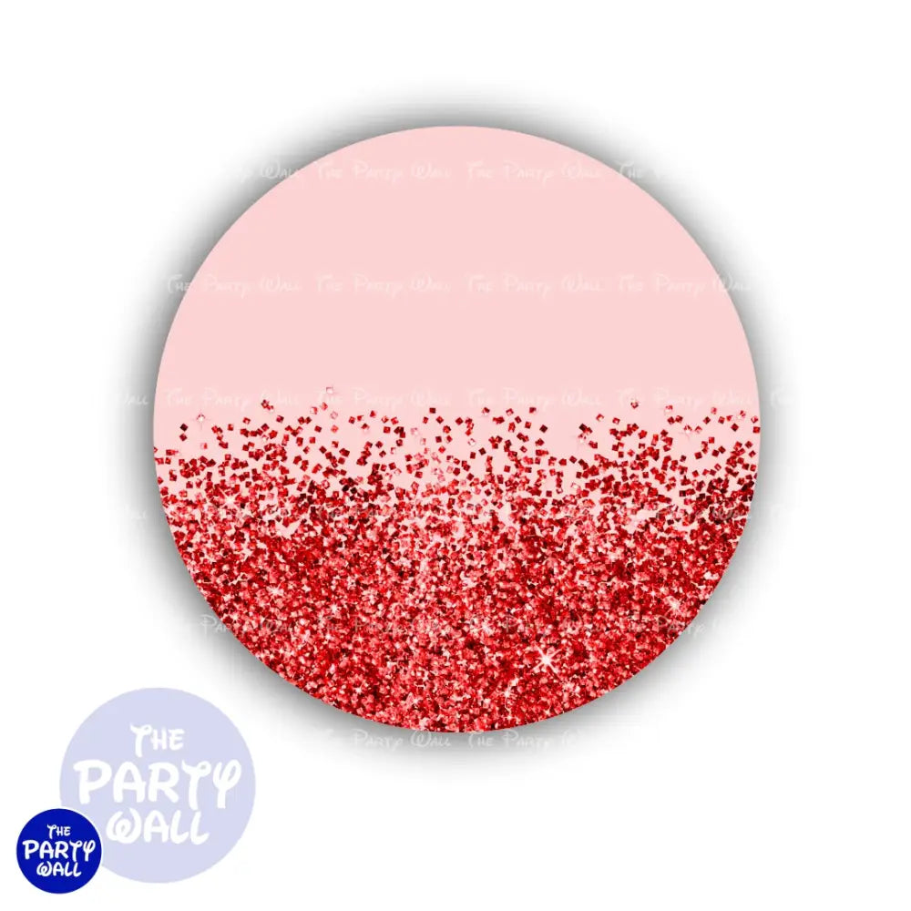 Glitter - Funda para mampara circular Circular