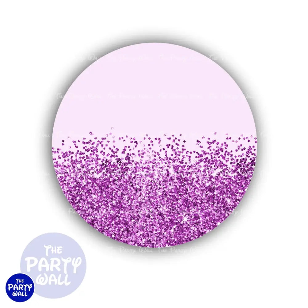 Glitter - Funda para mampara circular Circular