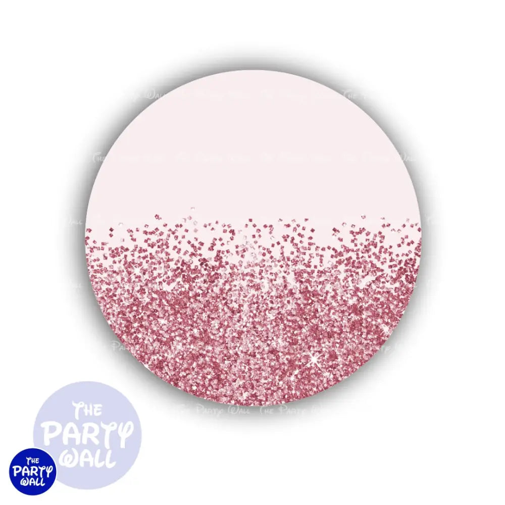 Glitter - Funda para mampara circular Circular