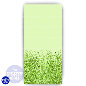 Glitter - Funda para mampara de punta redonda o rectangular Mampara de punta redonda