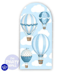 Globo Aerostático - Funda para mampara de punta redonda o rectangular Mampara de punta redonda