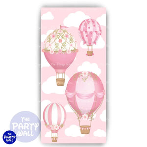 Globo Aerostático - Funda para mampara de punta redonda o rectangular Mampara de punta redonda