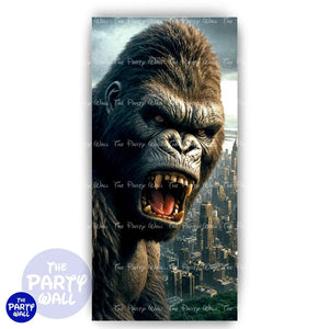 Godzilla vs. King Kong - Funda para mampara de punta redonda o rectangular Mampara de punta redonda
