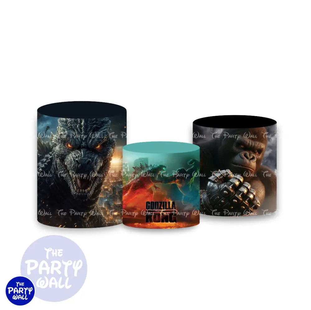 Godzilla vs. King Kong - Fundas para cilindros Cilindros