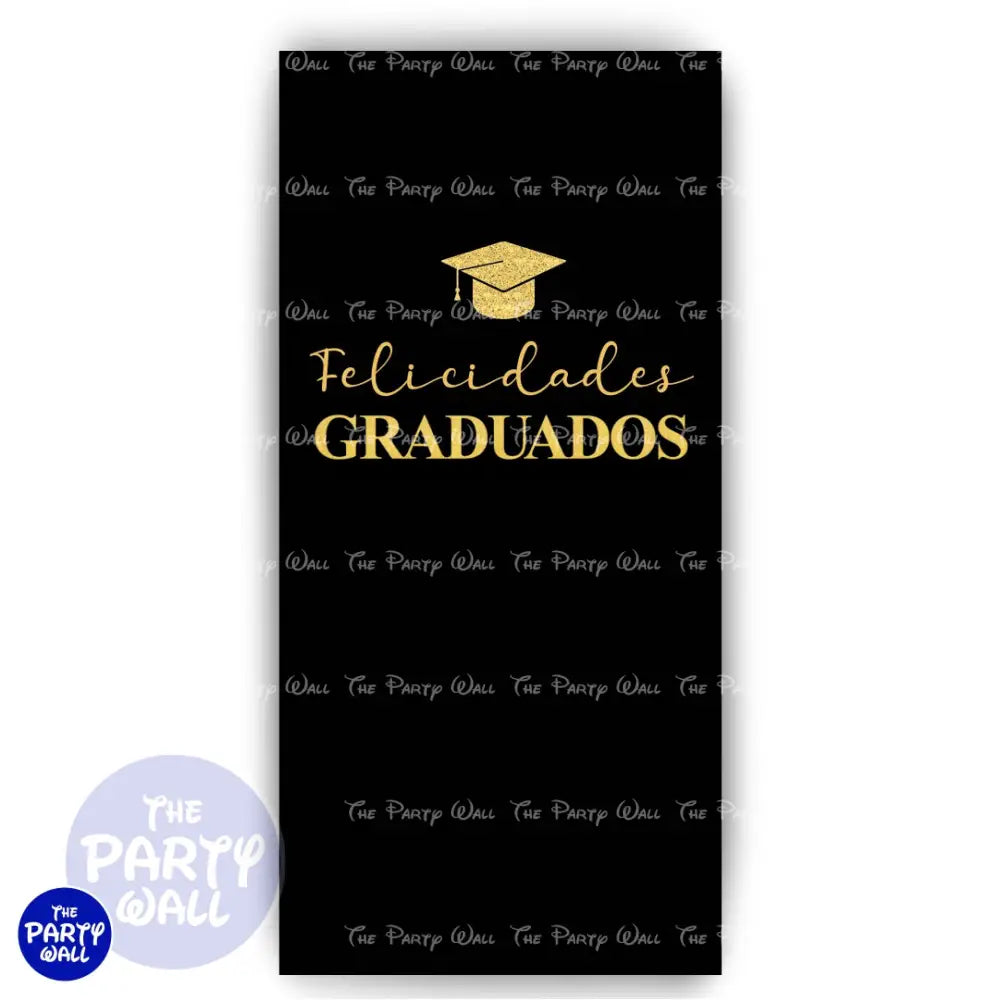 Graduación - Funda para mampara de punta redonda o rectangular Mampara de punta redonda