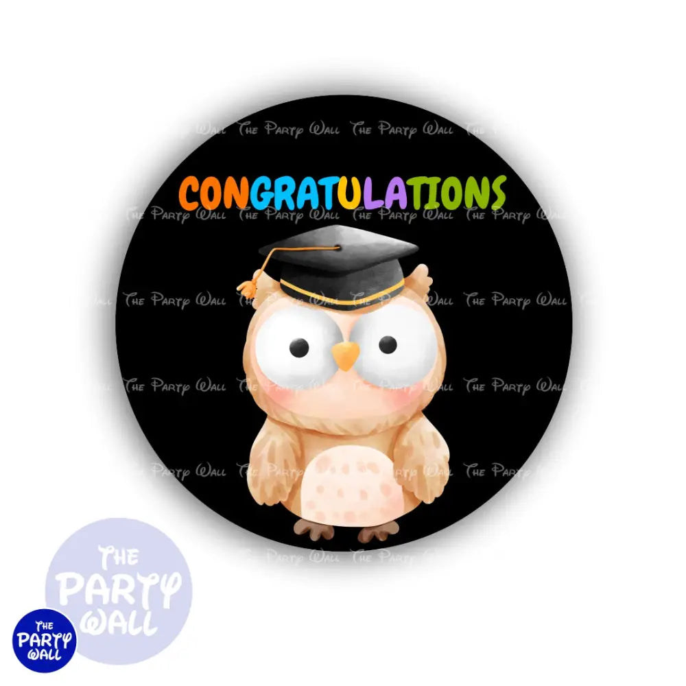 Graduación Kindergarten - Funda para mampara circular Circular