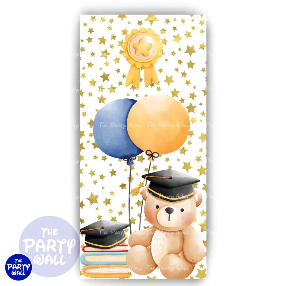 Graduación Kindergarten - Funda para mampara de punta redonda o rectangular Mampara de punta redonda