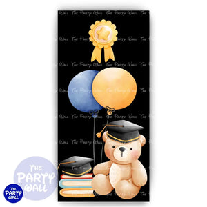 Graduación Kindergarten - Funda para mampara de punta redonda o rectangular Mampara de punta redonda