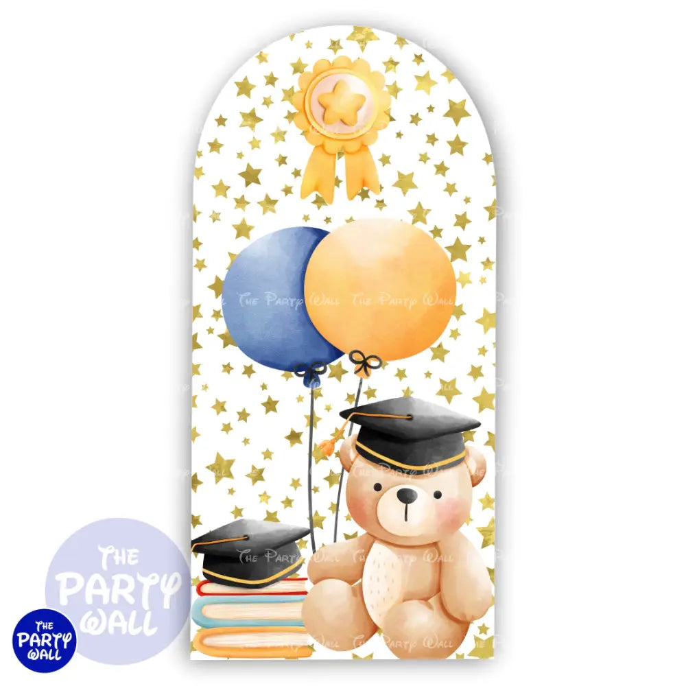 Graduación Kindergarten - Funda para mampara de punta redonda o rectangular Mampara de punta redonda