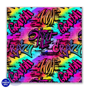 Graffiti - Funda para mampara cuadrada o rectangular Cuadrado o Rectangular