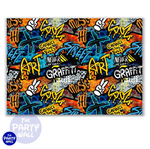 Graffiti - Funda para mampara cuadrada o rectangular Cuadrado o Rectangular