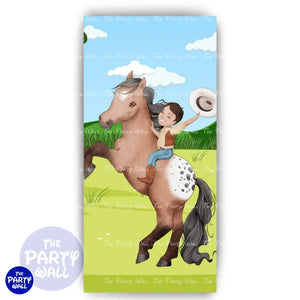 Granja Cute - Funda para mampara de punta redonda o rectangular Mampara de punta redonda