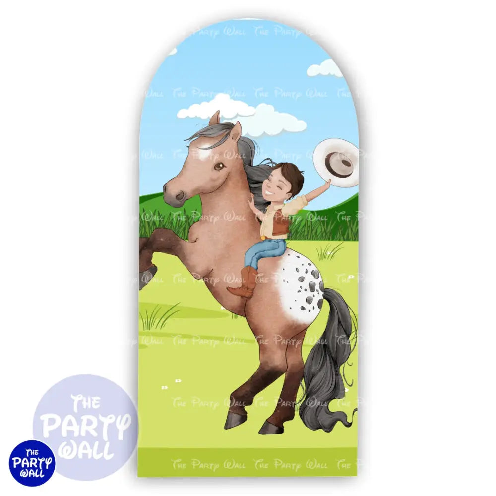 Granja Cute - Funda para mampara de punta redonda o rectangular Mampara de punta redonda