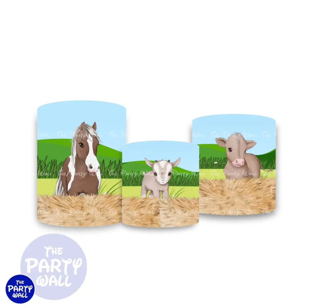 Granja Cute - Fundas para cilindros Cilindros