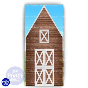 Granja - Funda para mampara de punta redonda o rectangular Mampara de punta redonda