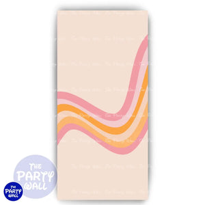 Groovy - Funda para mampara de punta redonda o rectangular Mampara de punta redonda