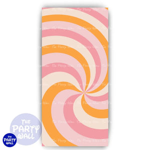 Groovy - Funda para mampara de punta redonda o rectangular Mampara de punta redonda