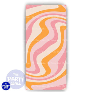 Groovy - Funda para mampara de punta redonda o rectangular Mampara de punta redonda