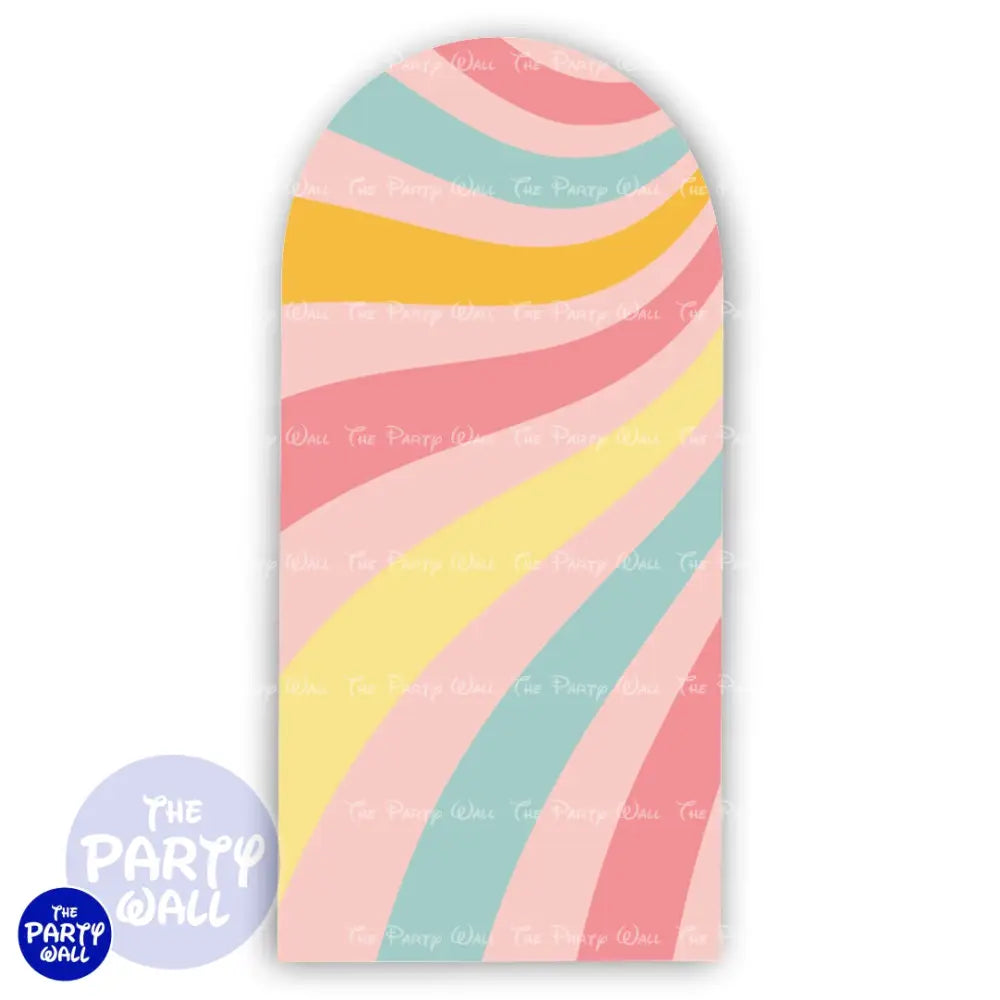 Groovy - Funda para mampara de punta redonda o rectangular Mampara de punta redonda