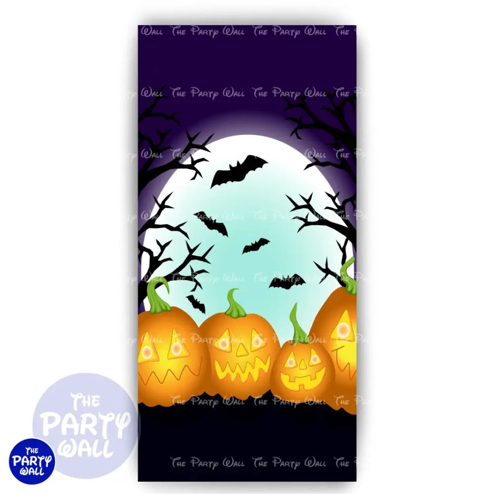 Halloween - Funda para mampara de punta redonda o rectangular Mampara de punta redonda