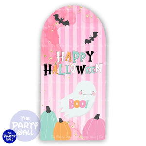 Halloween - Funda para mampara de punta redonda o rectangular Mampara de punta redonda